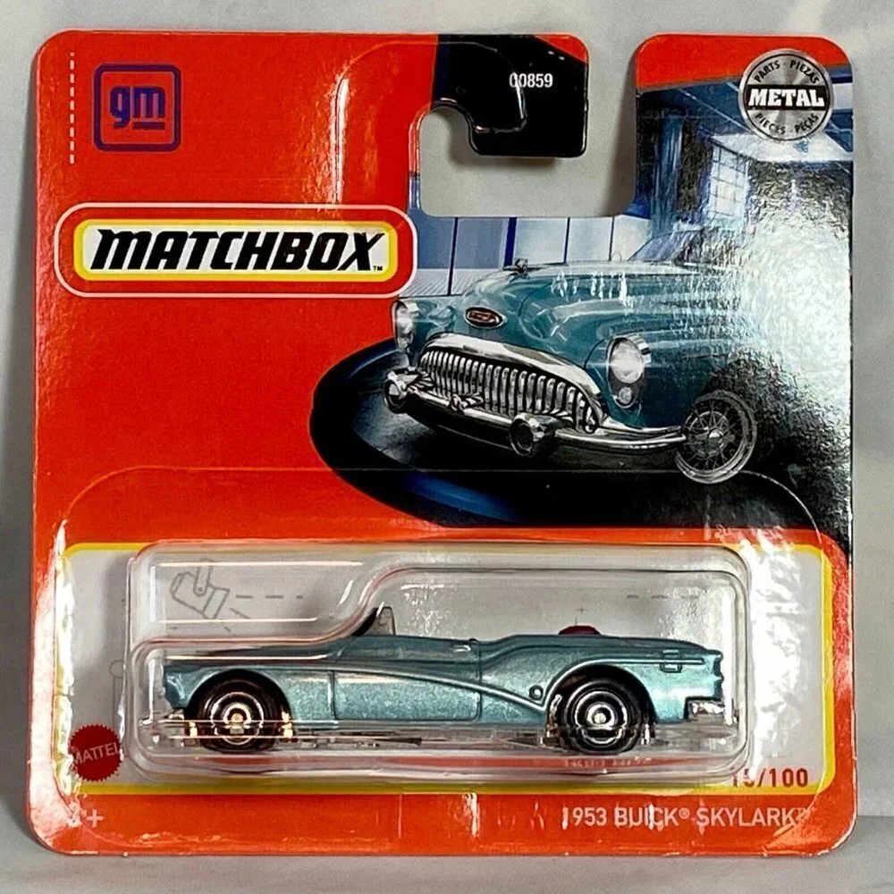 Matchbox‎ GM 1953 Buick Skylark 15/100 Die-cast 1/64 Model (Short Card) NIP 2022